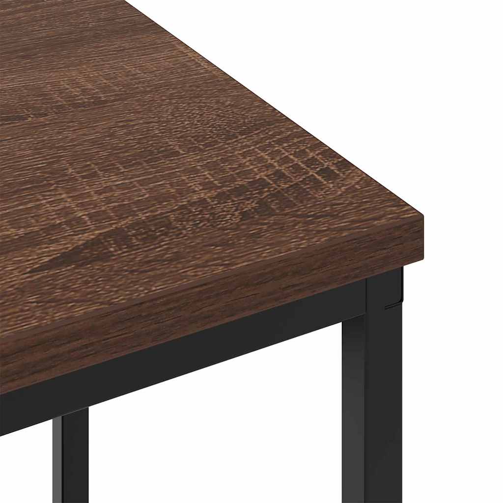 Nachttisch Braun Eichen-Optik 38 x 30 x 48 cm Holzwerkstoff