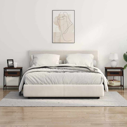 Nachttisch Braun Eichen-Optik 38 x 30 x 48 cm Holzwerkstoff