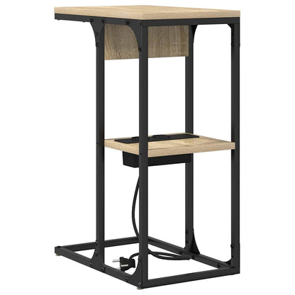 vidaXL Table de chevet chêne sonoma 41,5x26x60,5 cm bois d'ingénierie