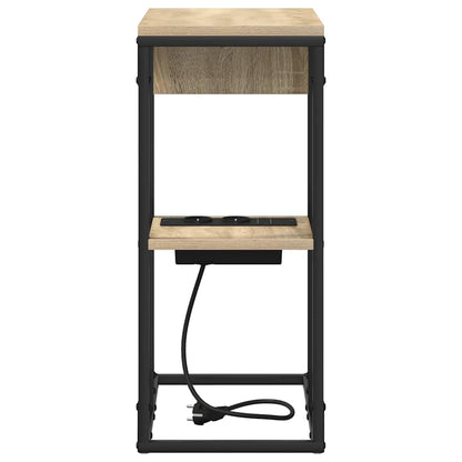 vidaXL Table de chevet chêne sonoma 41,5x26x60,5 cm bois d'ingénierie