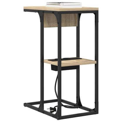 vidaXL Table de chevet chêne sonoma 41,5x26x60,5 cm bois d'ingénierie