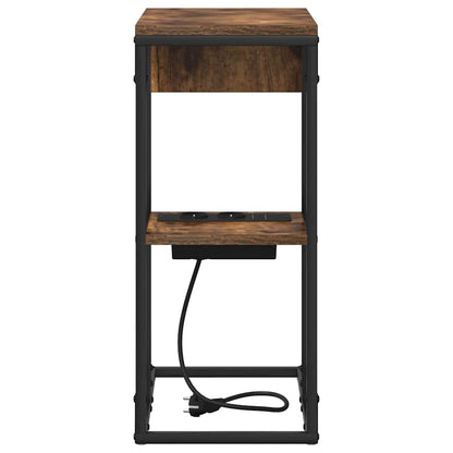 vidaXL Nachttisch Geräucherte Eiche 41,5 x 26 x 60,5 cm Holzwerkstoff