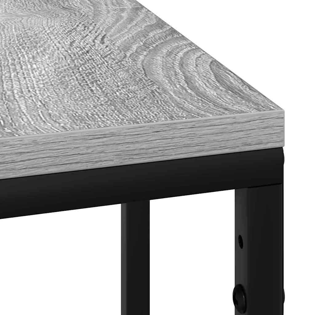 vidaXL Table de chevet gris Sonoma 41,5 x 26 x 60,5 cm bois d'ingénierie