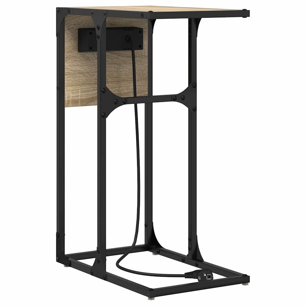 vidaXL Nachttisch Sonoma-Eiche 41,5 x 26 x 60,5 cm Holzwerkstoff