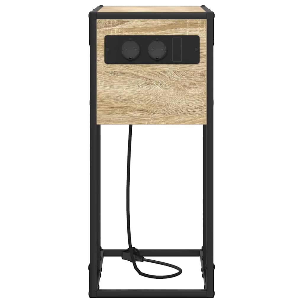 vidaXL Nachttisch Sonoma-Eiche 41,5 x 26 x 60,5 cm Holzwerkstoff
