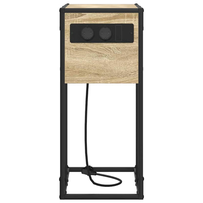 vidaXL Nachttisch Sonoma-Eiche 41,5 x 26 x 60,5 cm Holzwerkstoff