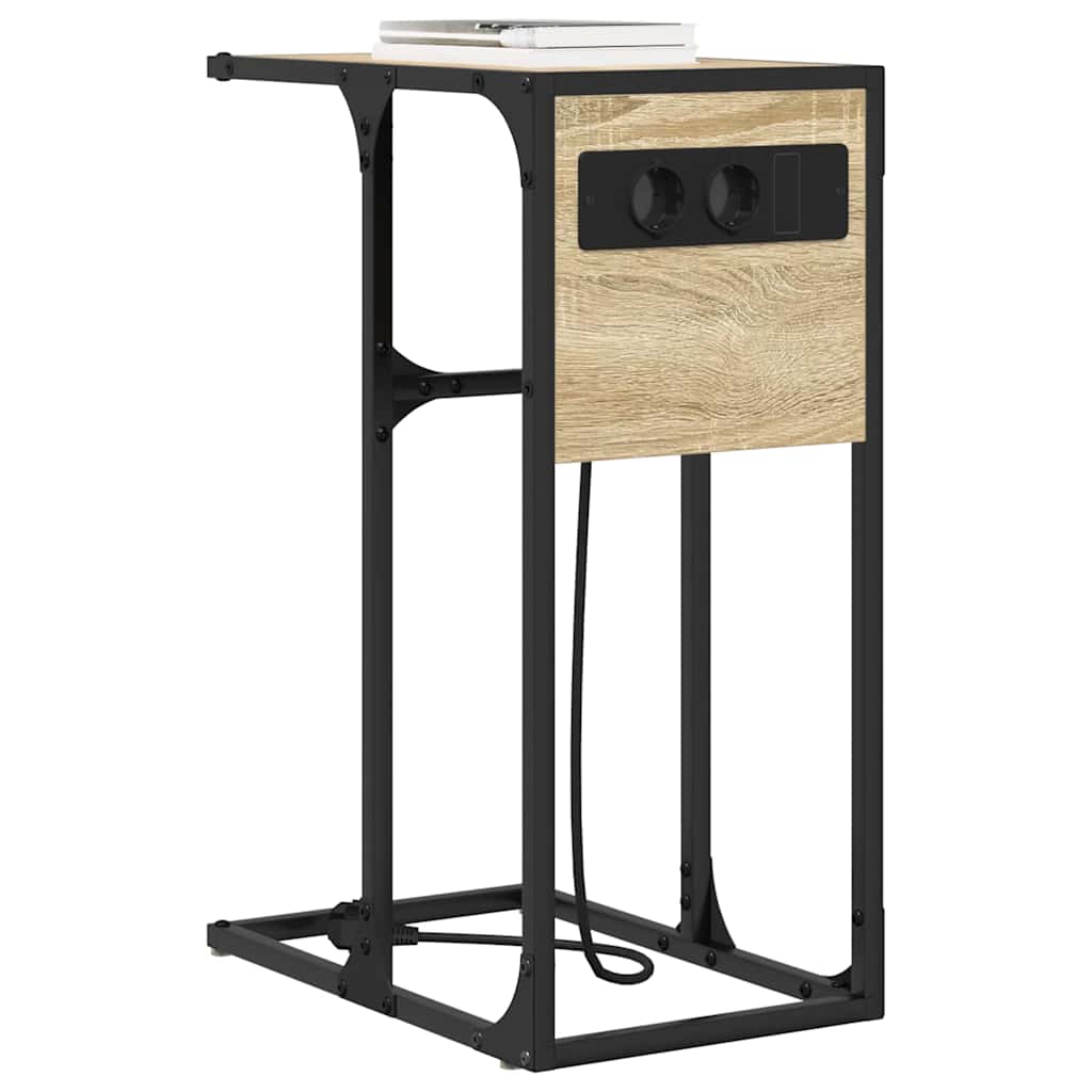 vidaXL Nachttisch Sonoma-Eiche 41,5 x 26 x 60,5 cm Holzwerkstoff