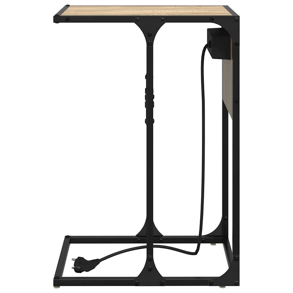 vidaXL Nachttisch Sonoma-Eiche 41,5 x 26 x 60,5 cm Holzwerkstoff