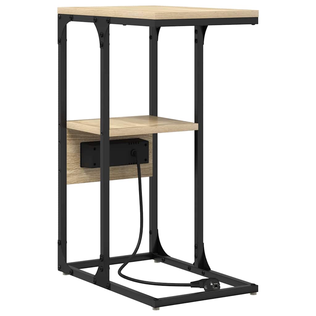 vidaXL Nachttisch Sonoma Eiche 41,5 x 26 x 60,5 cm Holzwerkstoff