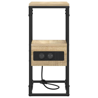 vidaXL Nachttisch Sonoma Eiche 41,5 x 26 x 60,5 cm Holzwerkstoff