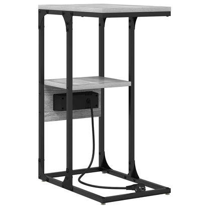 Nachttisch Grau Sonoma 41,5 x 26 x 60,5 cm Holzwerkstoff