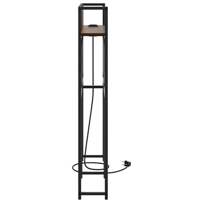vidaXL Stauraum-Kopfteil Braun Eichen-Optik 100 cm Holzwerkstoff