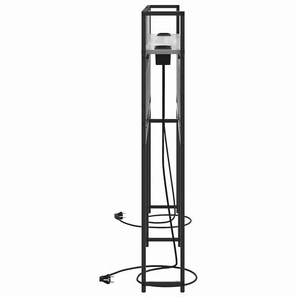 Stauraum-Kopfteil mit Regal Grau Sonoma 150 cm Holzwerkstoff