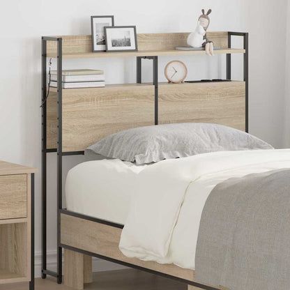 vidaXL Aufbewahrungskopfteil Sonoma-Eiche 80 cm Holzwerkstoff