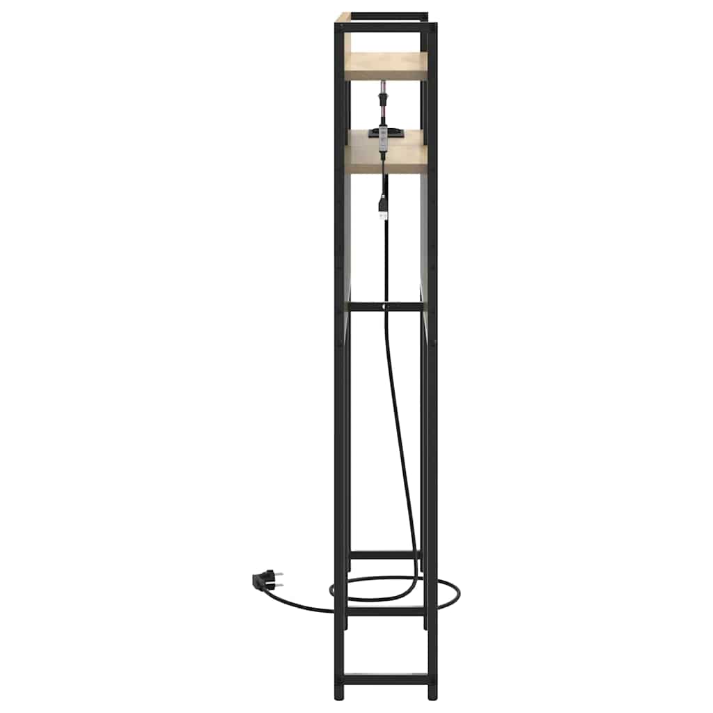 vidaXL Aufbewahrungskopfteil Sonoma-Eiche 80 cm Holzwerkstoff