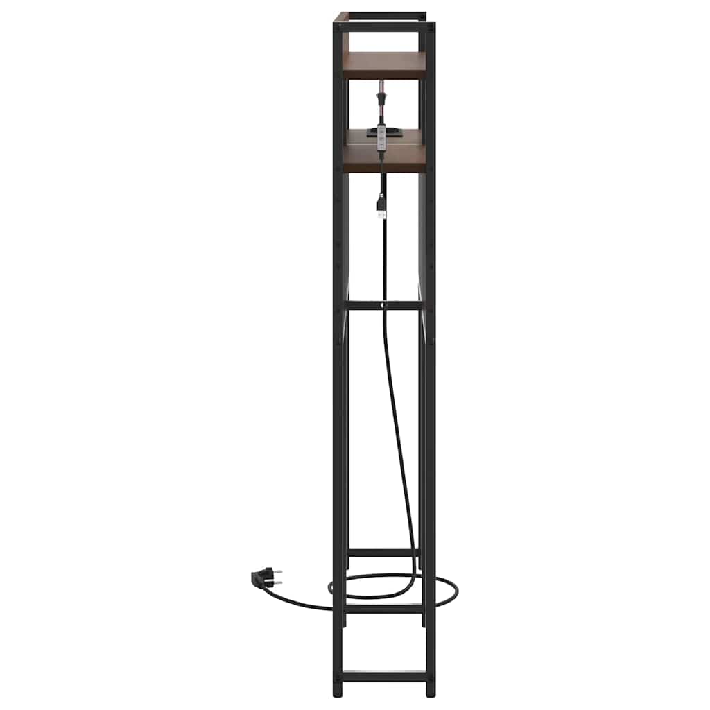 vidaXL Aufbewahrungskopfteil Braun Eichen-Optik 80 cm Holzwerkstoff