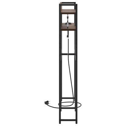 vidaXL Aufbewahrungskopfteil Braun Eichen-Optik 90 cm Holzwerkstoff