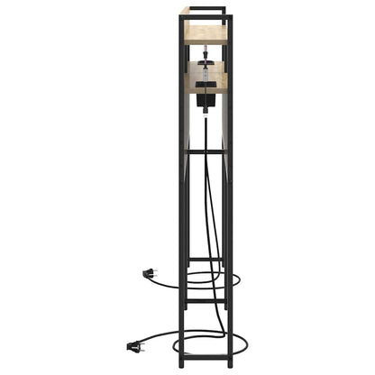 vidaXL Aufbewahrungskopfteil mit Regal Sonoma-Eiche 140,5 x 15 x 98 cm