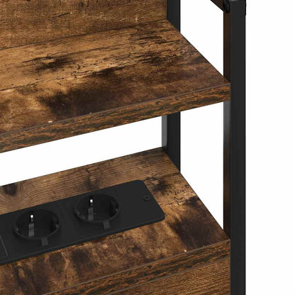 Aufbewahrungskopfteil Räuchereiche 150 cm Holzwerkstoff