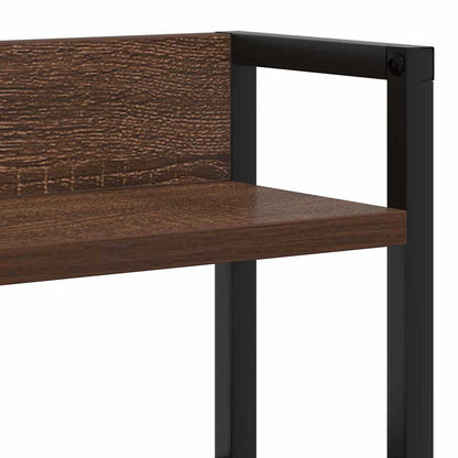 vidaXL Aufbewahrungskopfteil Braun Eichen-Optik 160 cm Holzwerkstoff