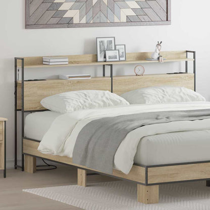 Aufbewahrungskopfteil Sonoma-Eiche 180 cm Holzwerkstoff