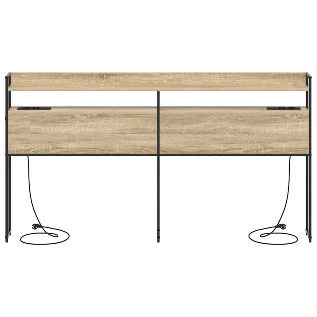 Aufbewahrungskopfteil Sonoma-Eiche 180 cm Holzwerkstoff