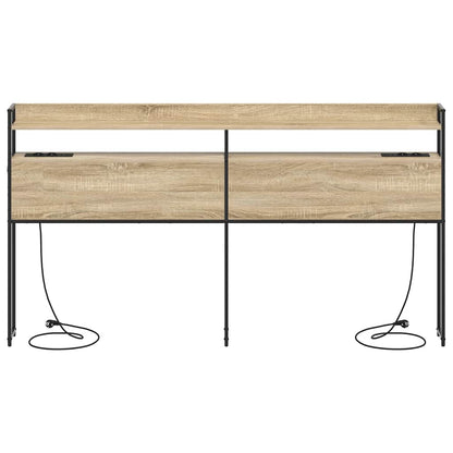 Aufbewahrungskopfteil Sonoma-Eiche 180 cm Holzwerkstoff