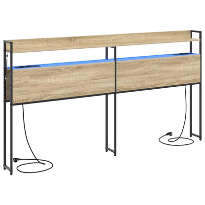 Aufbewahrungskopfteil Sonoma-Eiche 200 cm Holzwerkstoff