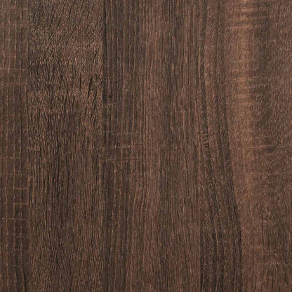 vidaXL Stauraum-Kopfteil Braun Eichen-Optik 80 cm Holzwerkstoff