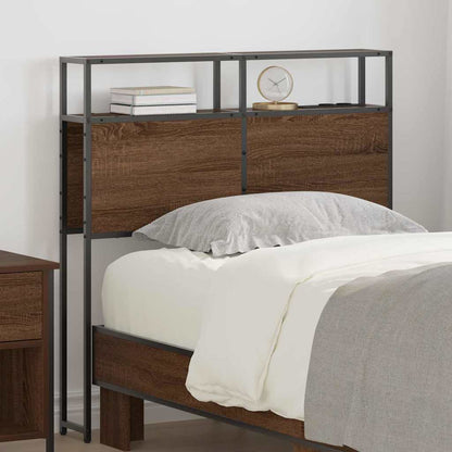 vidaXL Stauraum-Kopfteil Braun Eichen-Optik 100 cm Holzwerkstoff