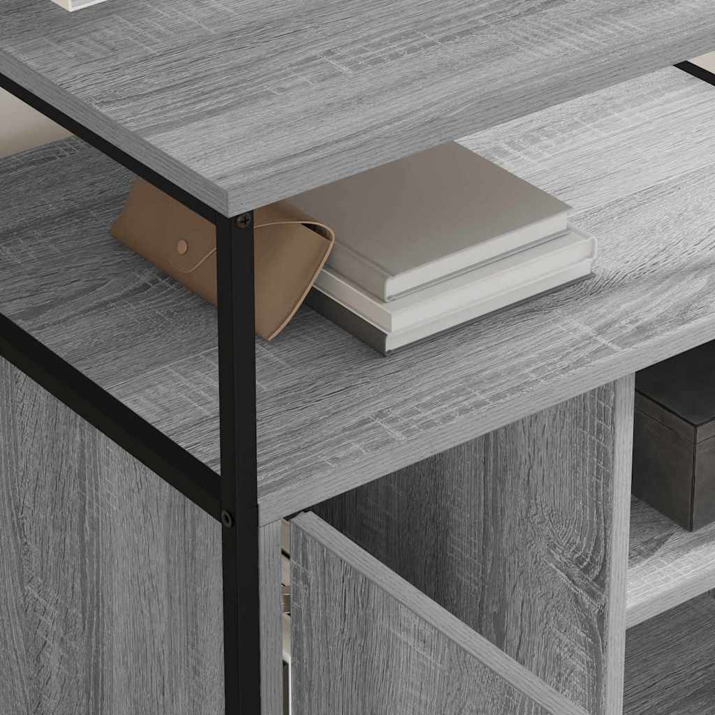 Schrank mit Ladestation Mit Rad Graues Sonoma 61 x 46 x 67 cm