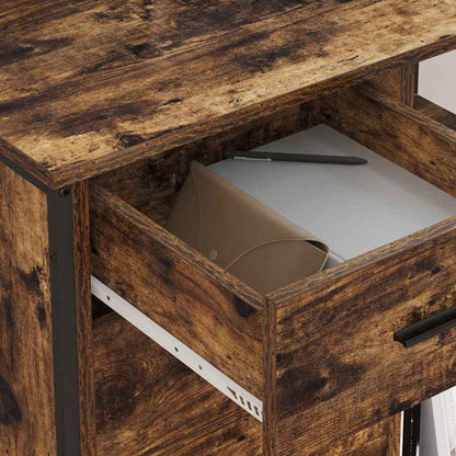 vidaXL Schrank mit Ladestation Geräucherte Eiche 76 x 41 x 72 cm