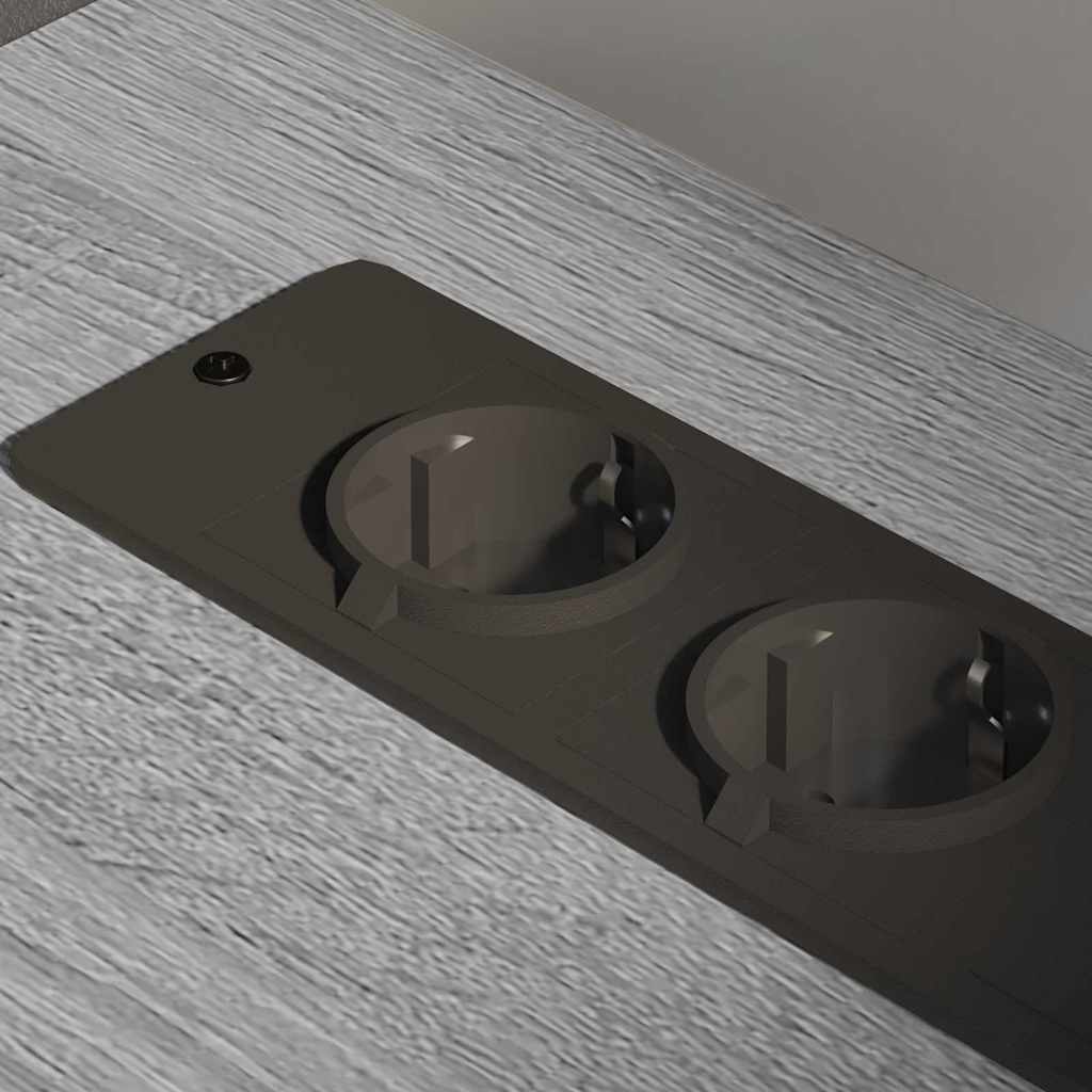 vidaXL Schrank mit Ladestation Mit Rad Graues Sonoma 76 x 41 x 72 cm