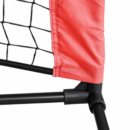 Tennisnetz Schwarz und Rot 494,5 x 90 x 87 cm Polyester