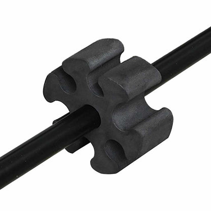 Tennisnetz Schwarz und Rot 494,5 x 90 x 87 cm Polyester