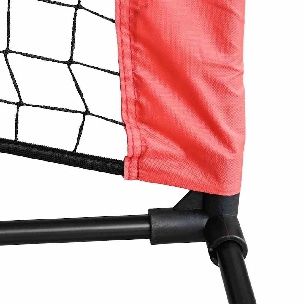 Tennisnetz Schwarz und Rot 595 x 90,5 x 87 cm Polyester