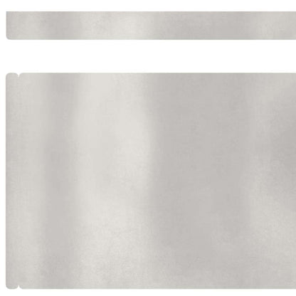 Raseneinfassung Silber 450 x 0,05 x 15 cm Edelstahl