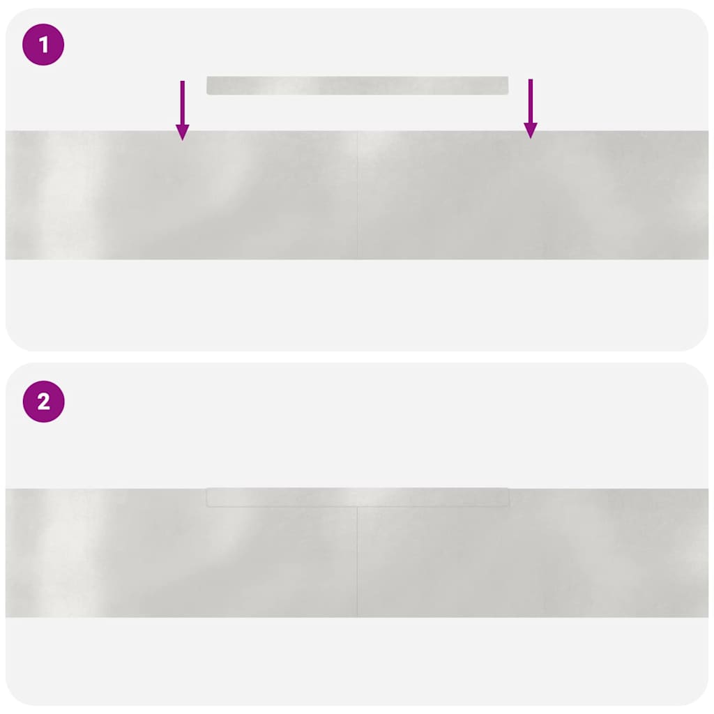 Raseneinfassung Silber 450 x 0,05 x 15 cm Edelstahl