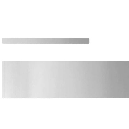 Raseneinfassung Silber 450 x 0,05 x 15 cm Verzinkter Stahl