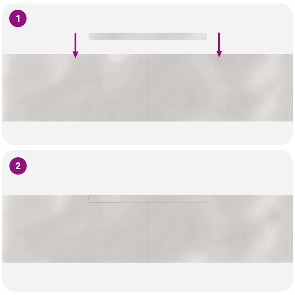 Raseneinfassung 4 pcs Silber 450 x 0,05 x 15 cm Edelstahl