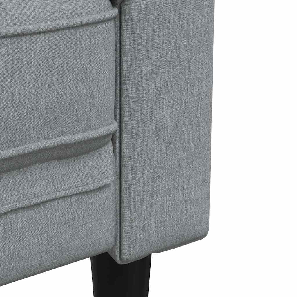 vidaXL Sofa Hellgrau 78,5 x 74,5 x 74,5 cm Polyester