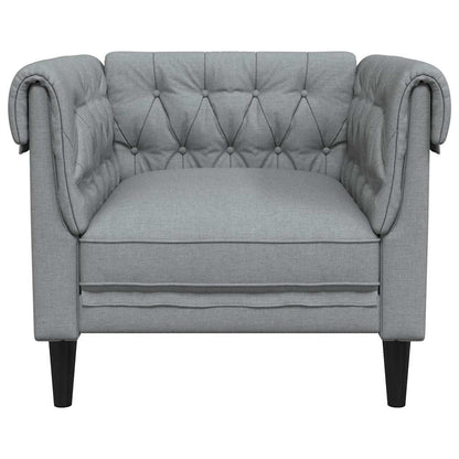 vidaXL Sofa Hellgrau 78,5 x 74,5 x 74,5 cm Polyester