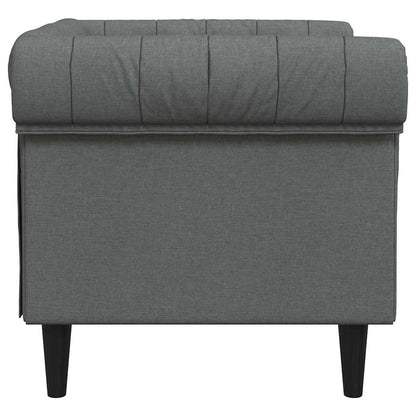 vidaXL Sofa Dunkelgrau 78,5 x 74,5 x 74,5 cm Polyester