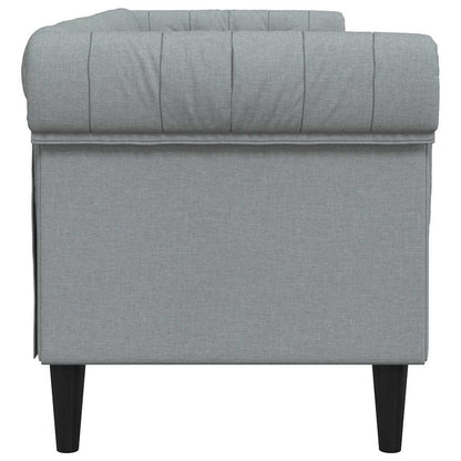 vidaXL Sofa Hellgrau 201,5 x 74,5 x 74,5 cm Polyester