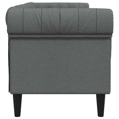 vidaXL Sofa Dunkelgrau 201,5 x 74,5 x 74,5 cm Polyester