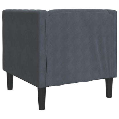 vidaXL Sofa Dunkelgrau 74,5 x 71 x 70,5 cm Samt