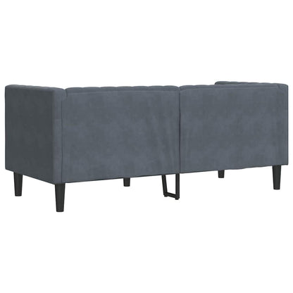 vidaXL Sofa Dunkelgrau 174 x 74,5 x 70,5 cm Samt