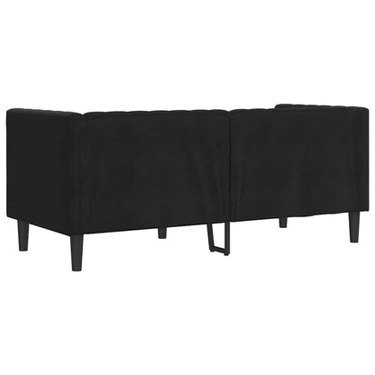 vidaXL Sofa Schwarz 174 x 74,5 x 70,5 cm Samt