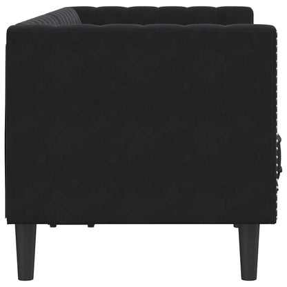vidaXL Sofa Schwarz 174 x 74,5 x 70,5 cm Samt
