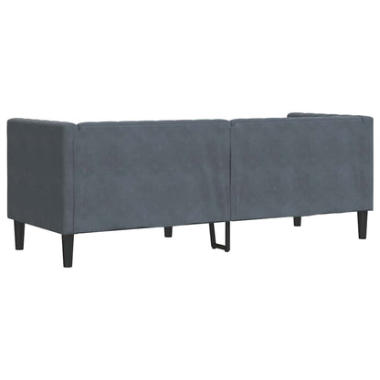 vidaXL Sofa Dunkelgrau 194 x 74,5 x 70,5 cm Samt